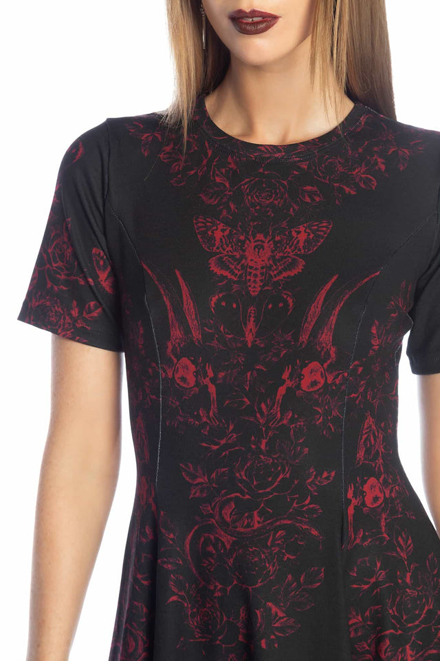 Venom Veil Longline Evil Tee Dress