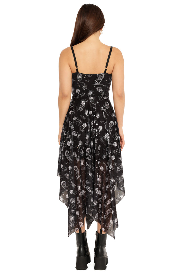 Venus Flytrap Handkerchief Dress - Limited BlackMilk Clothing Venus Flytrap Handkerchief Dress - Limited BlackMilk Clothing