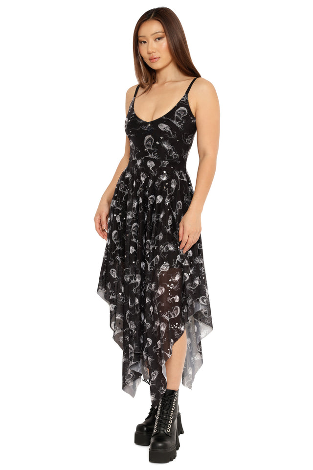 Venus Flytrap Handkerchief Dress