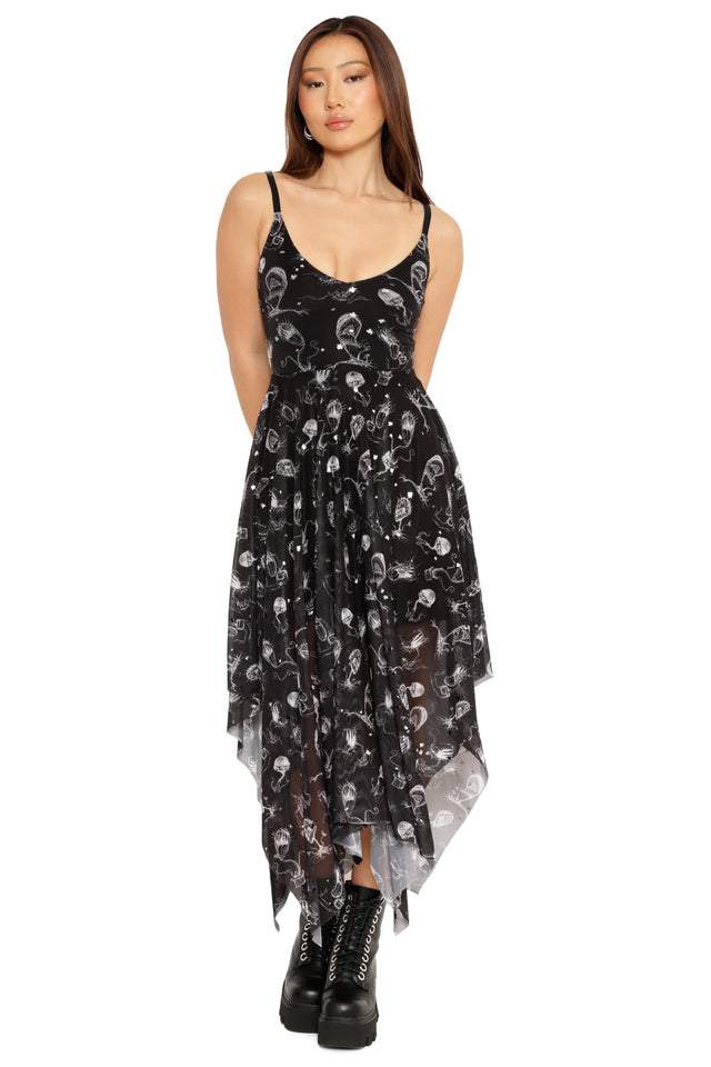 Venus Flytrap Handkerchief Dress