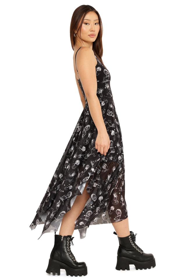 Venus Flytrap Handkerchief Dress