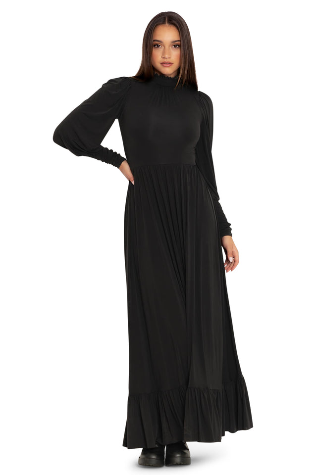 BlackMilk Clothing - Victorian Ghost Maxi Dress
