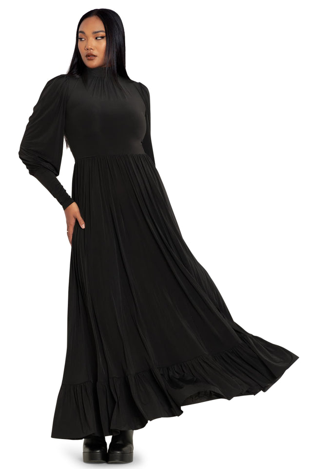 BlackMilk Clothing - Victorian Ghost Maxi Dress