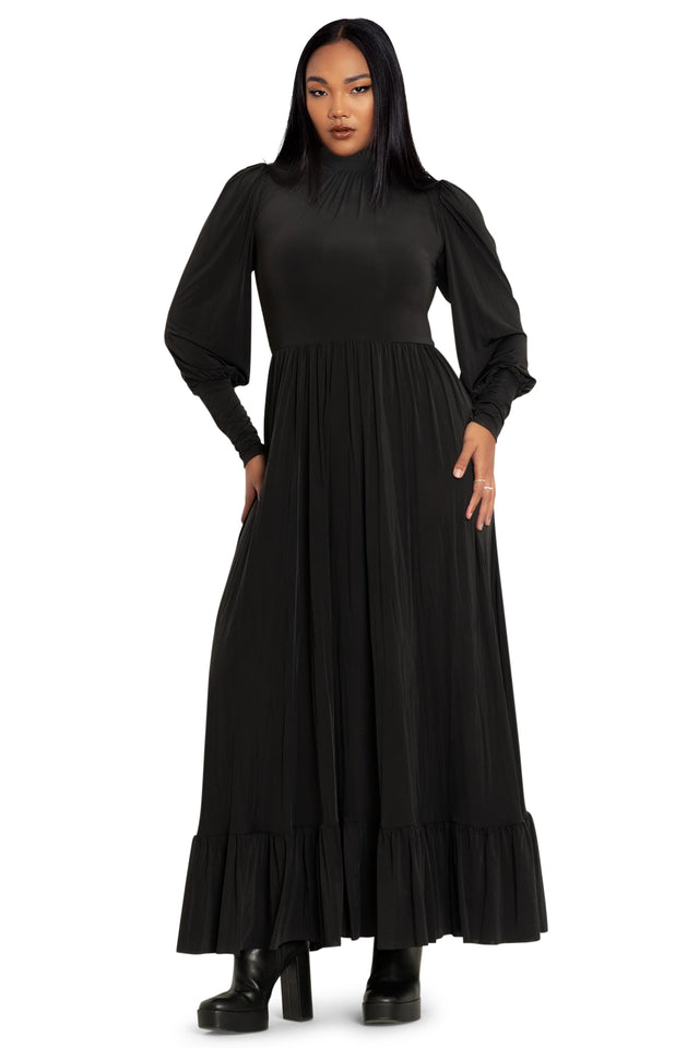 BlackMilk Clothing - Victorian Ghost Maxi Dress