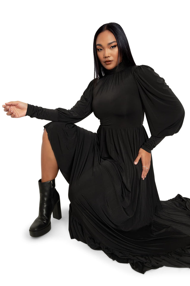 BlackMilk Clothing - Victorian Ghost Maxi Dress