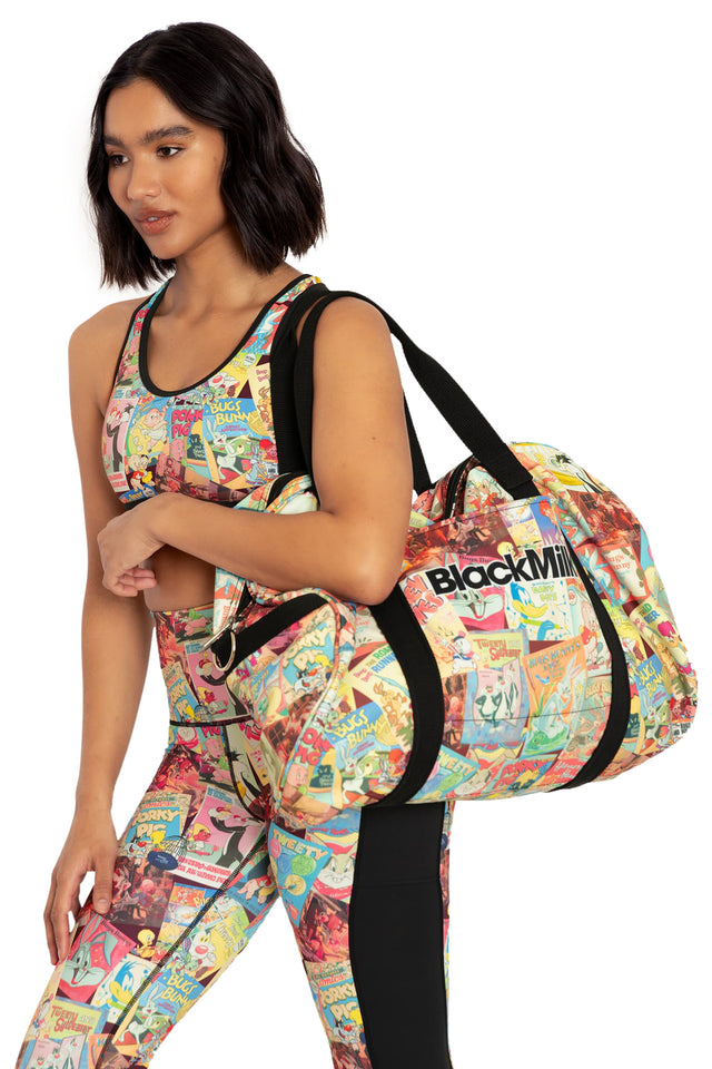 BlackMilk Clothing x Warner Brothers Looney Tunes - Vintage Looney Tunes Duffle Bag - Warner Bros. Merchandise - Collaboration apparel - Licenced.