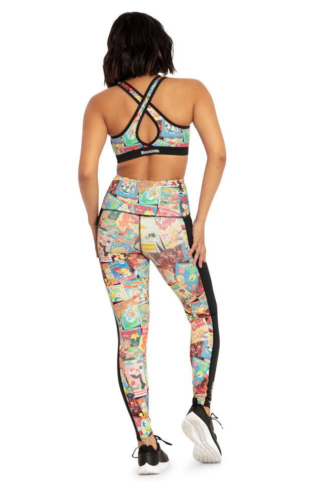 BlackMilk Clothing x Warner Brothers Looney Tunes - Vintage Looney Tunes HW Ninja Pants- Warner Bros. Merchandise - Collaboration apparel - Licenced.