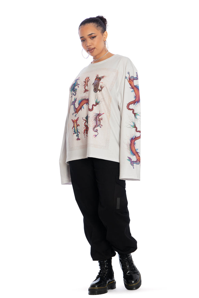 Specimens Long Sleeve Oversized Boyfriend Tee