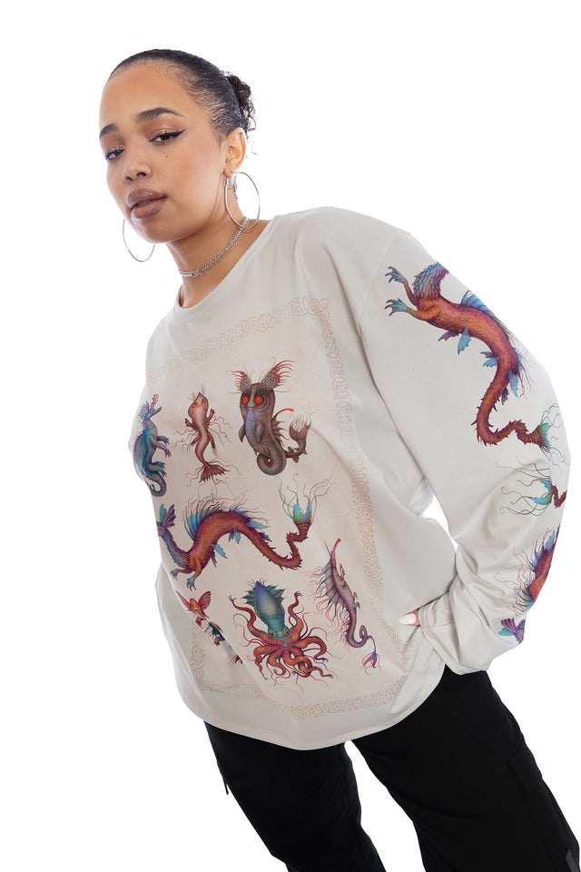 Specimens Long Sleeve Oversized Boyfriend Tee