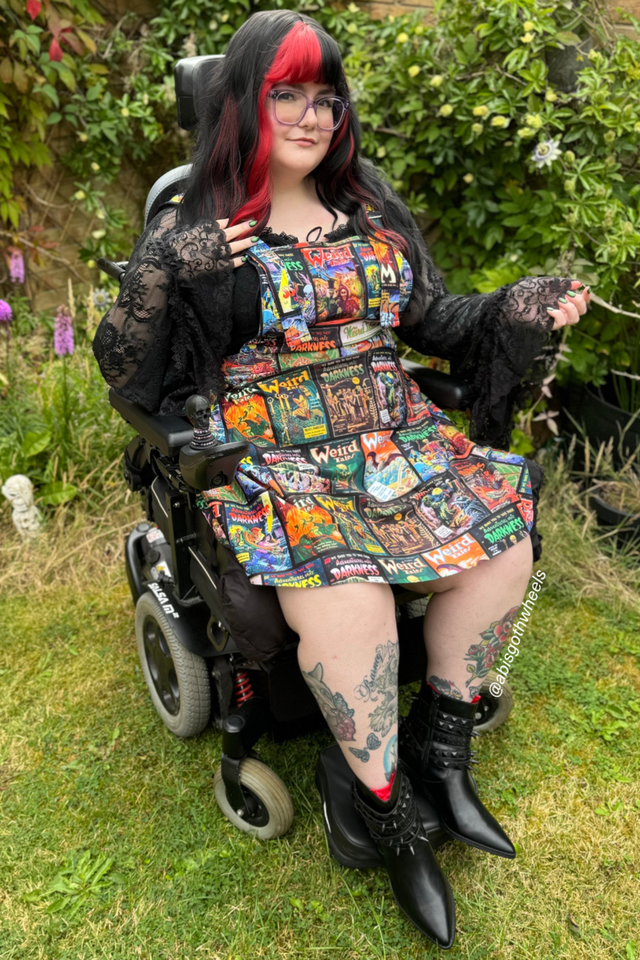 BlackMilk Clothing - Weird Tales Apron Dress - @abisgothwheels