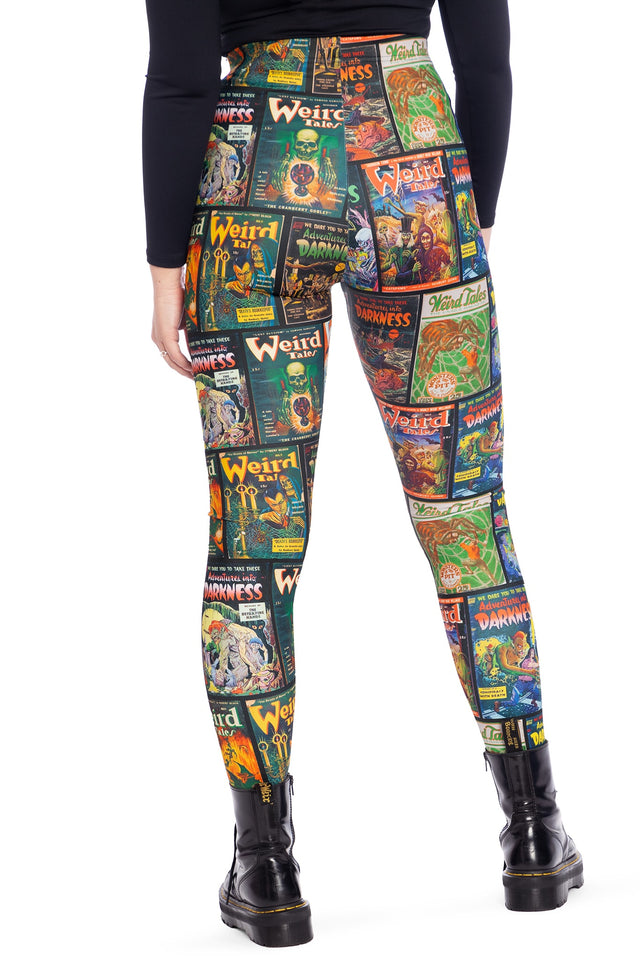 Weird Tales High Waisted Matte Finish Leggings