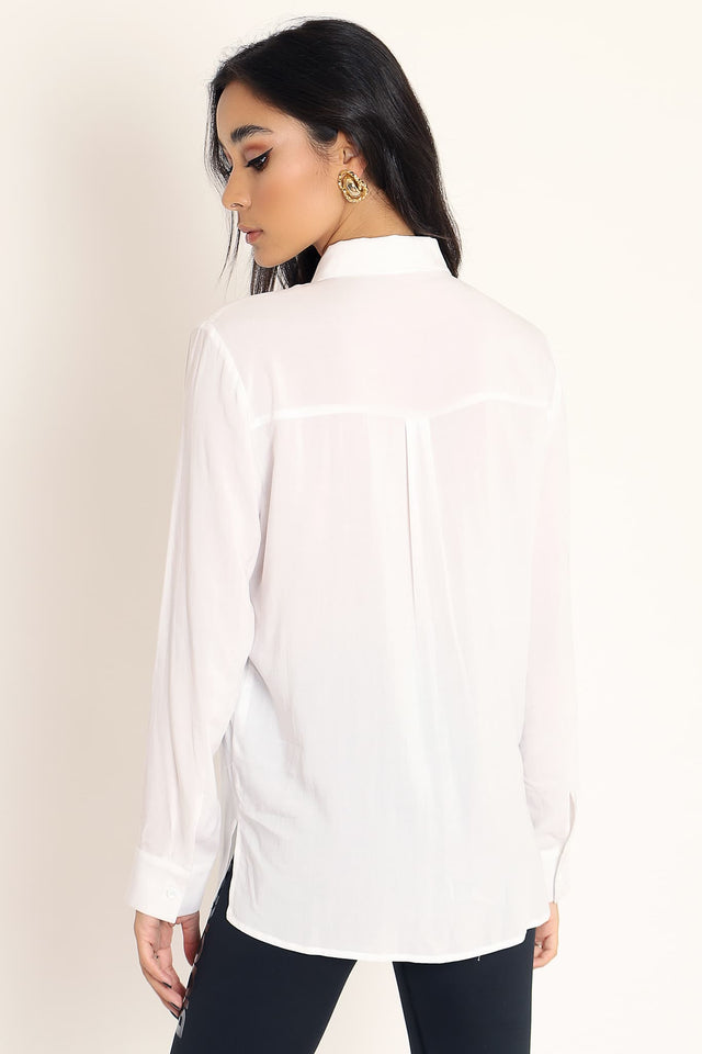 White Button Me Up Shirt