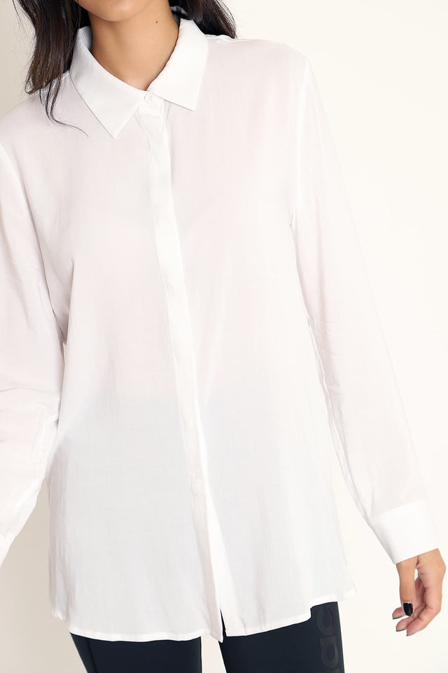 White Button Me Up Shirt
