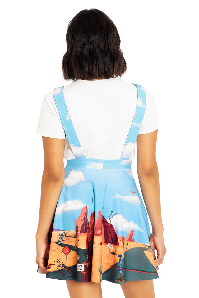 Wile E Coyote And Road Runner Apron Dress