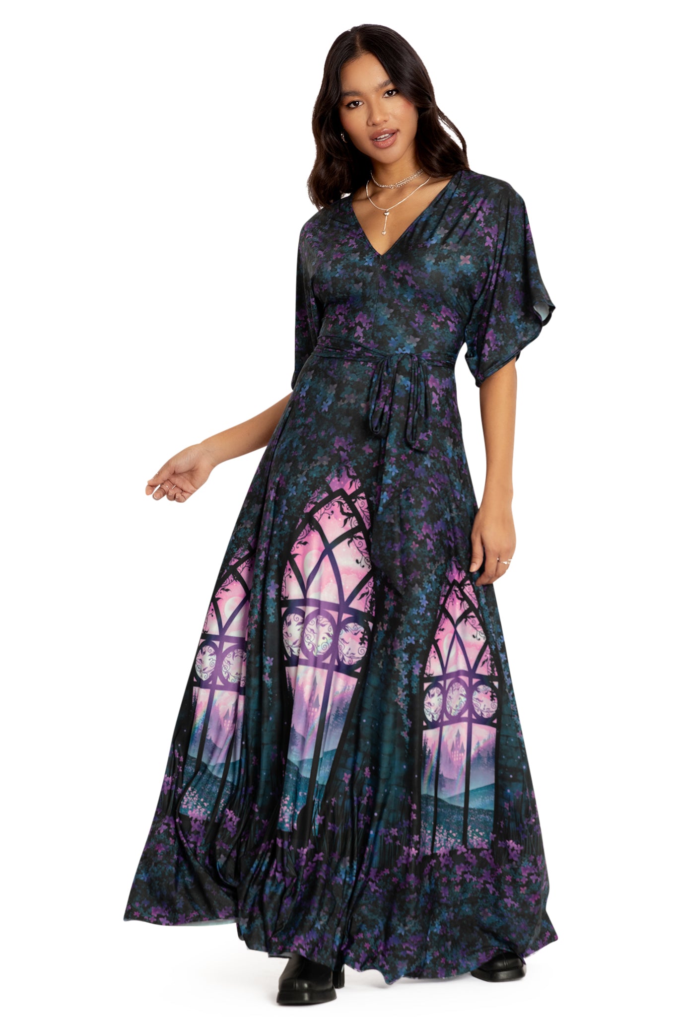 Art deco maxi dress best sale