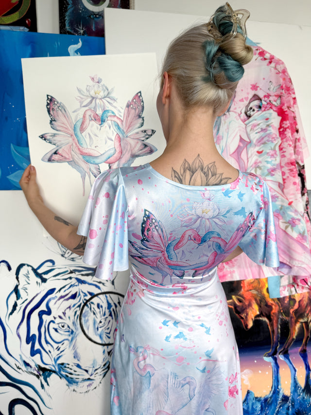 Winged Serpents Rio Maxi Dress