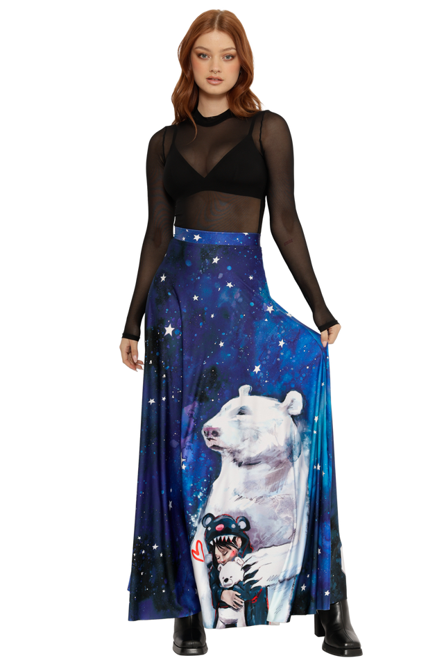 Yes You Can Maxi Skirt