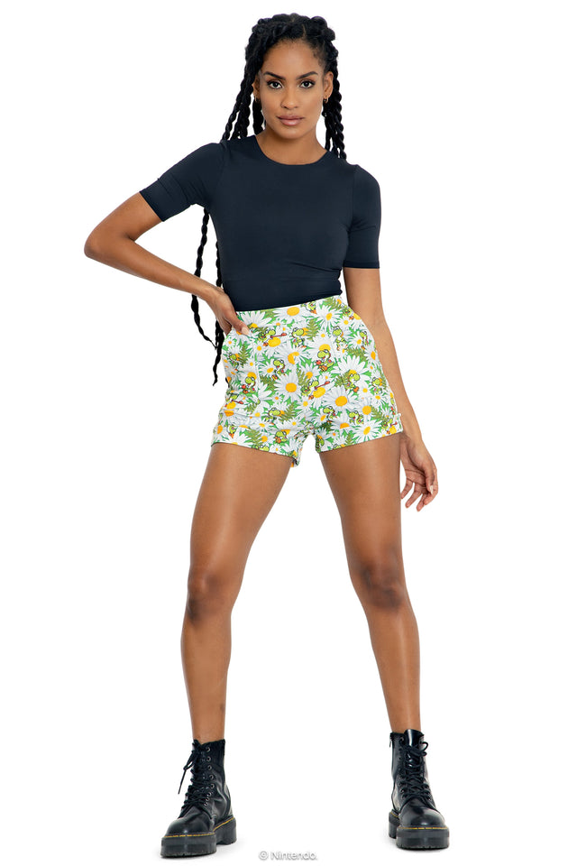 Yoshi Garden Cuffed Shorts