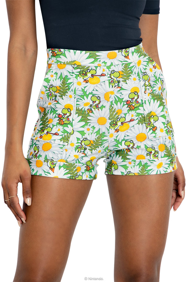 Yoshi Garden Cuffed Shorts