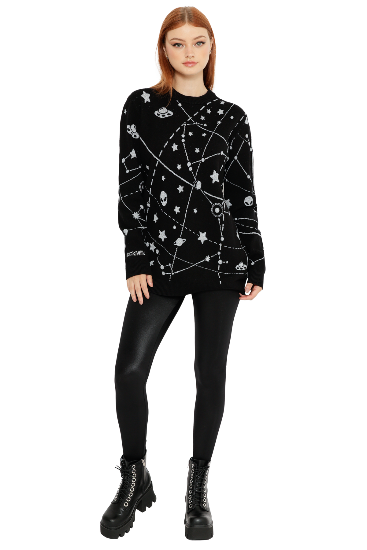 Alienated Oversized Knit Sweater - Limited – BlackMilk Clothing
