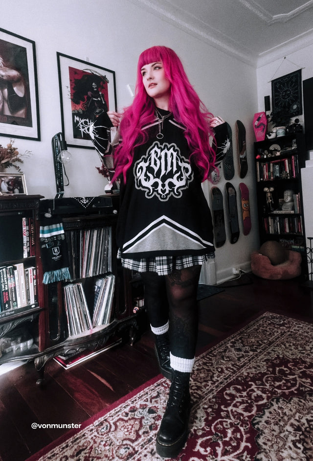 Anti-Love Club Lightweight Oversized V Neck Hockey Knit