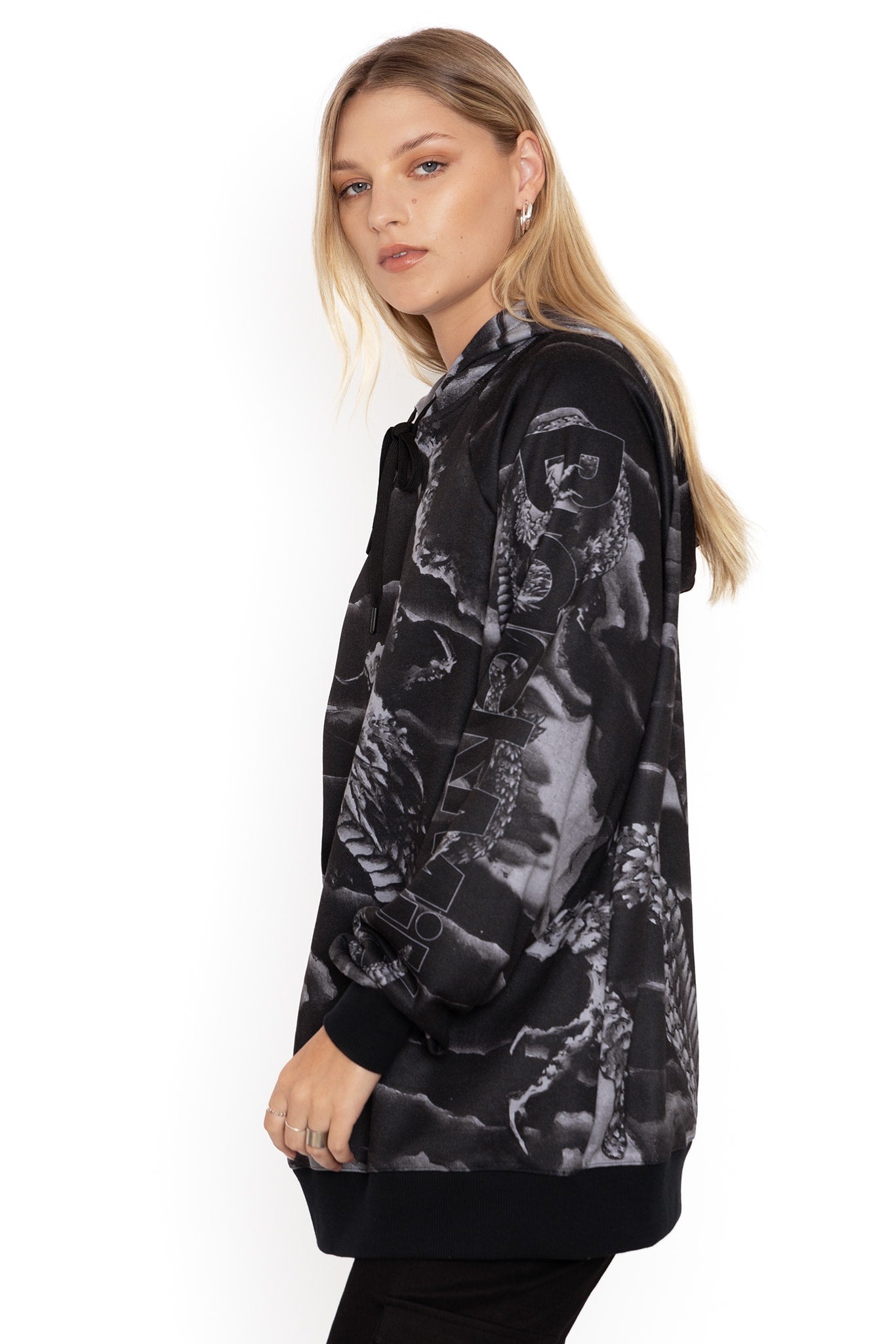 Ascending Dragon Descending Dragon Oversized Hoodie - Limited