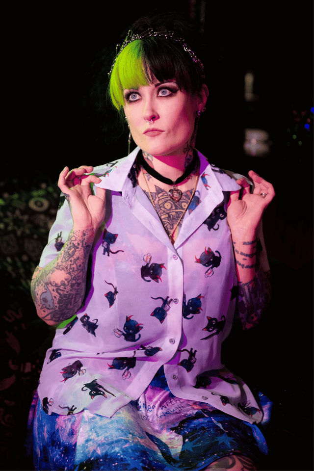 Black Cats Aren't Evil Cute as a Button Shirt