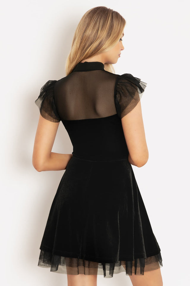 Black Swan Short Sleeve Dress