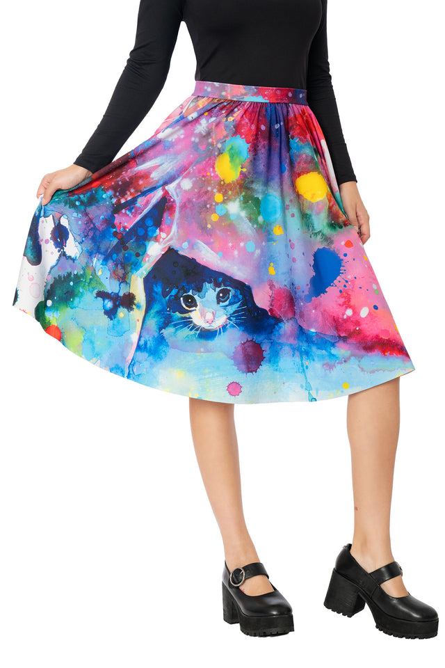 Meow Midi Skirt