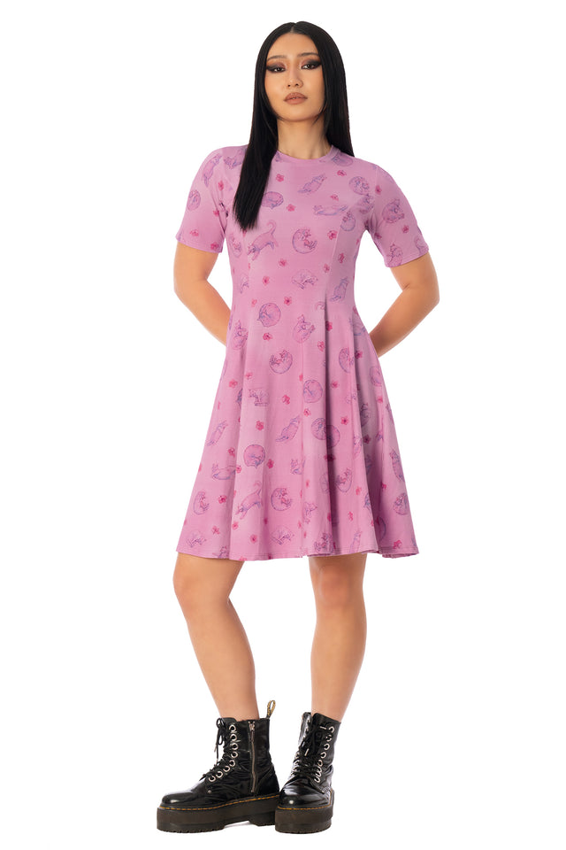 Serenikitty Cotton Evil Tee Longline Dress