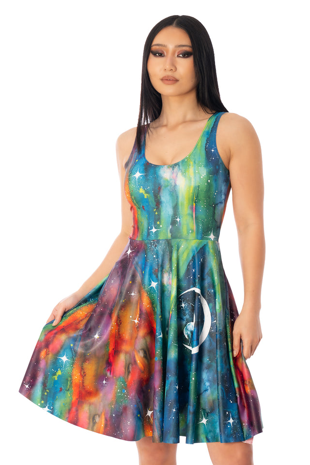 Unicorn Moon Scoop Longline Dress