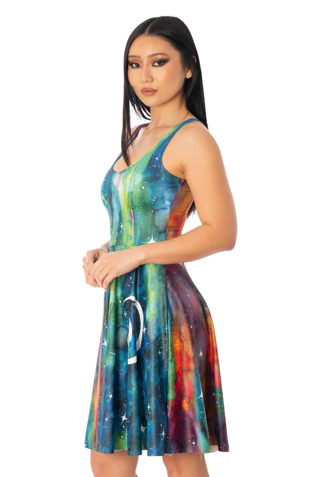 Unicorn Moon Scoop Longline Dress