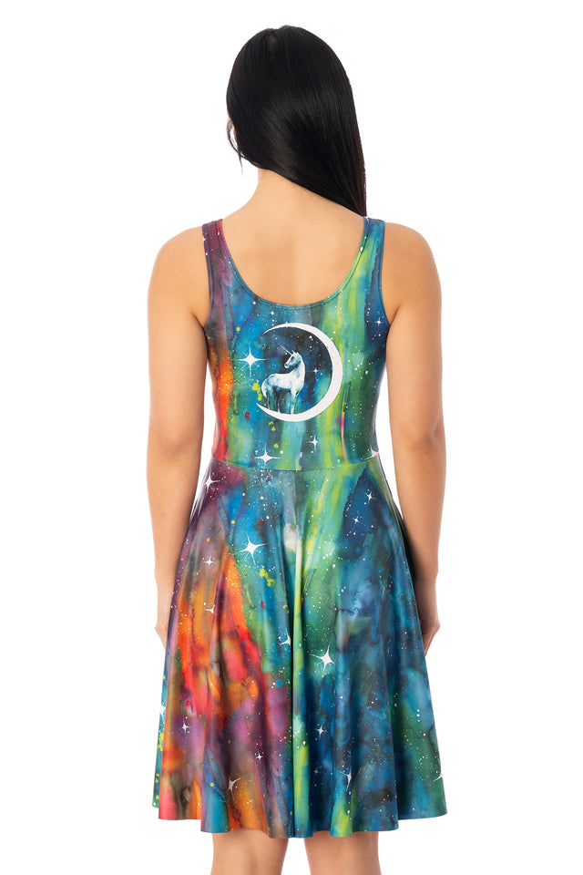 Unicorn Moon Scoop Longline Dress