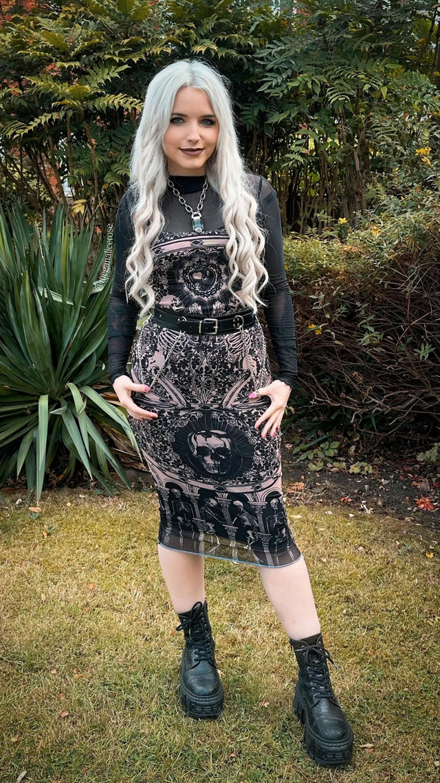 Blood Sacrifice Beige Sheer Bodycon Slip Dress BlackMilk Clothing Blood Sacrifice Beige Sheer Bodycon Slip Dress BlackMilk Clothing