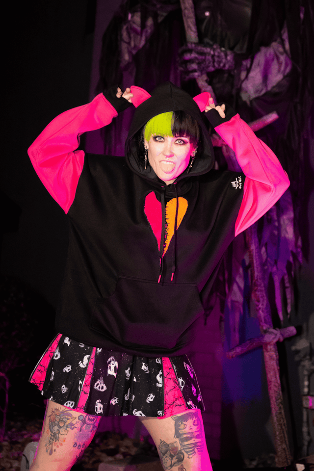 Broken Heart Kangaroo Pocket Hoodie