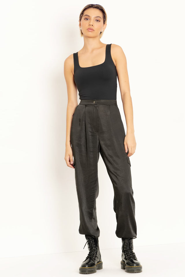 Cyber space Black Joggers