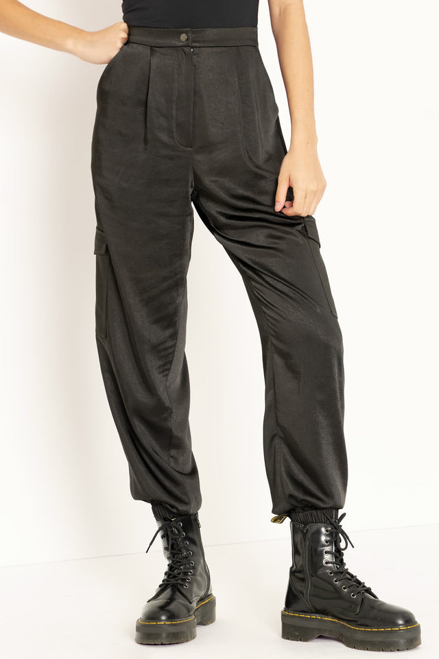 Cyber space Black Joggers