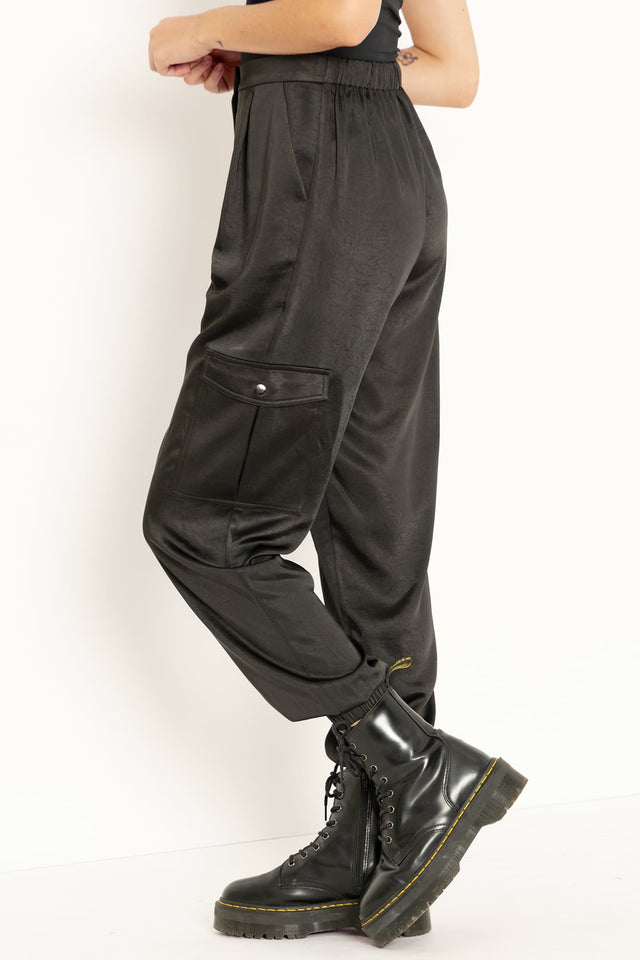 Cyber space Black Joggers