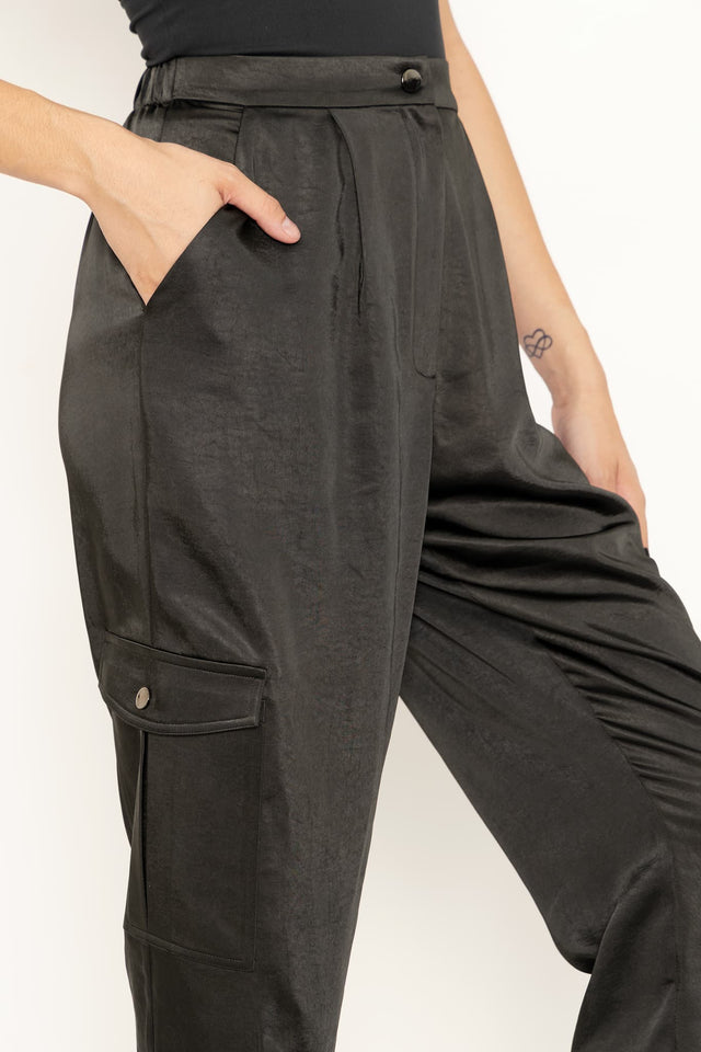 Cyber space Black Joggers