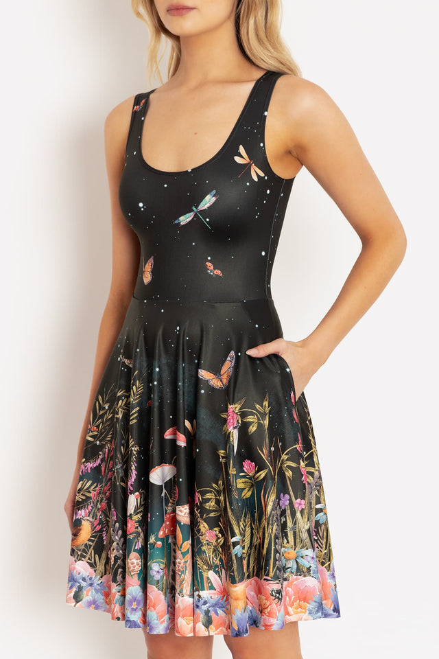 Fairytale Floral Scoop Longline Dress