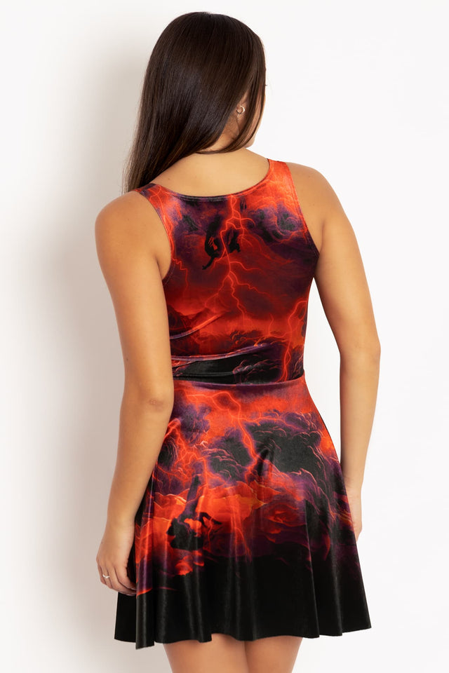 Falling Angels Velvet Marilyn Dress