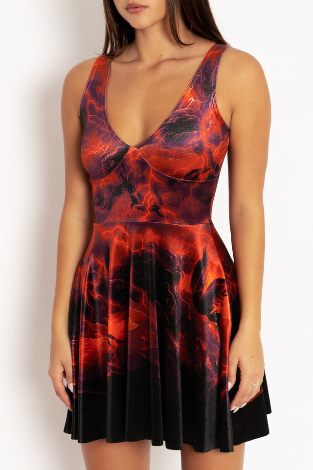 Falling Angels Velvet Marilyn Dress