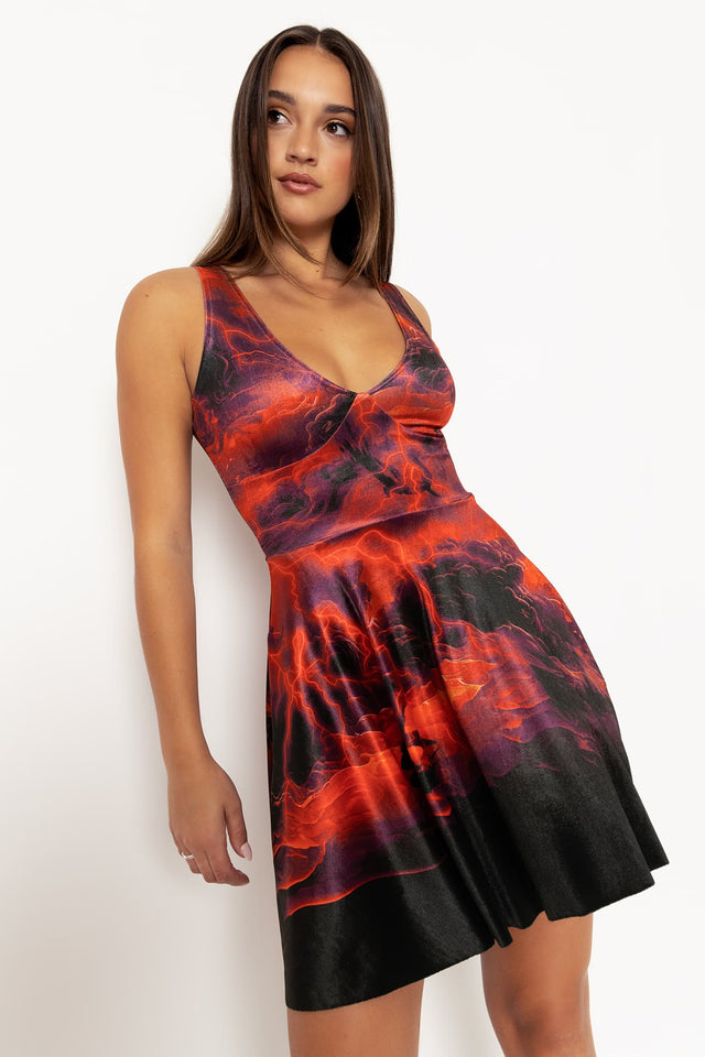 Falling Angels Velvet Marilyn Dress