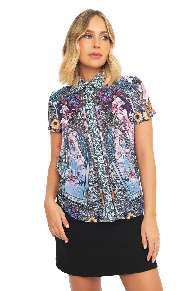 Four Seasons Cute as a Button Shirt - Sample
