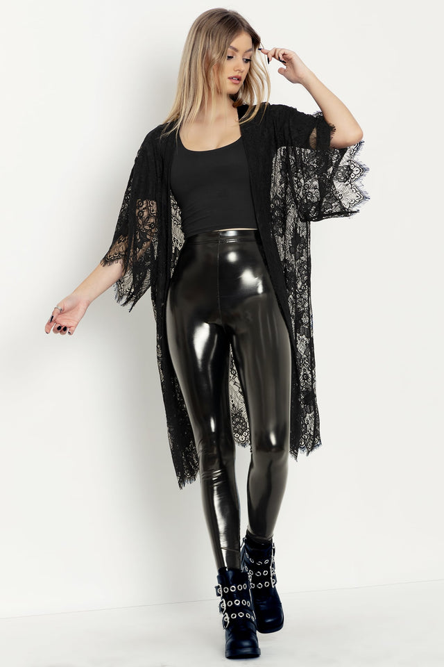Late Night Lace Kimono