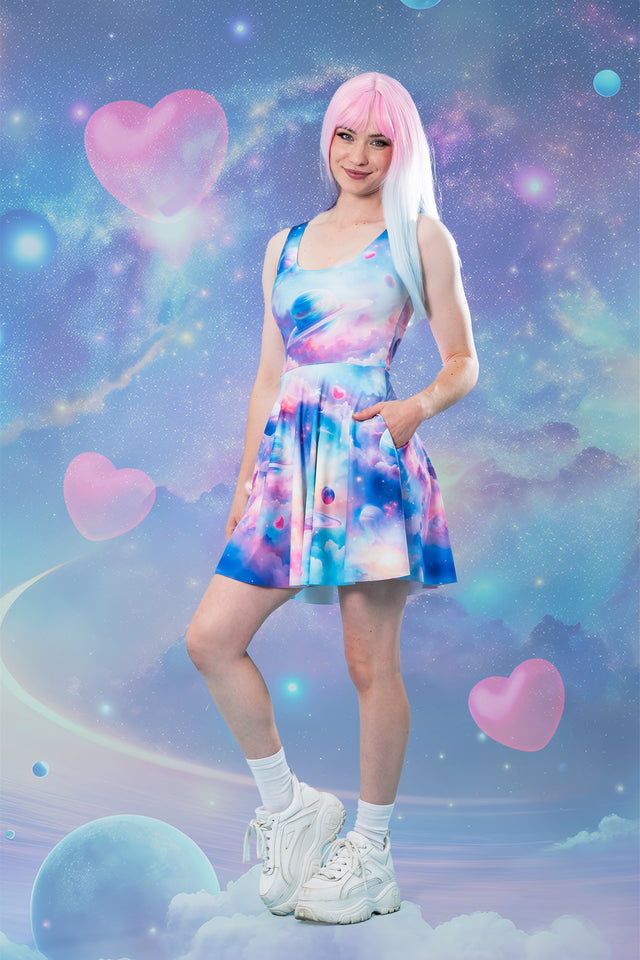 Make My StarBurst Scoop Skater Dress