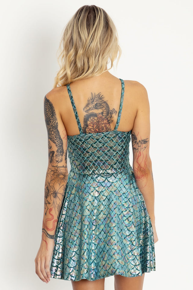 blackmilk mermaid dress Magic Death Mermaid Princess Cap Sleeve Maxi Dress-BlackMilk