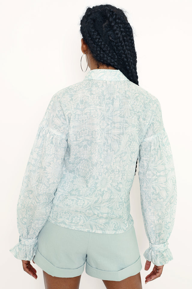 Morris Sunflower Puff Sleeve Shirt