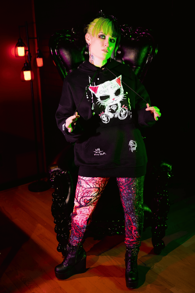 Never Obey Fools Kangaroo Pocket Hoodie