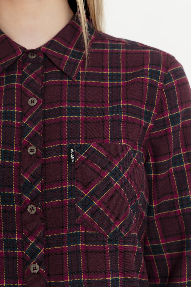 Plaid Mulberry Grunge Shirt